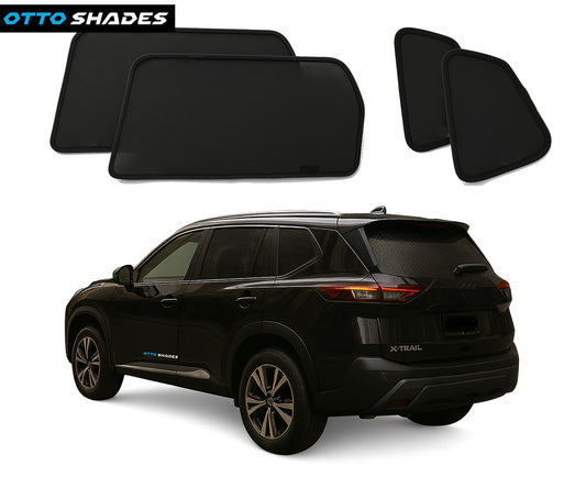 OTTO Shades Custom Magnetic Mesh Sunshade for Nissan Xtrail T33 2022-2025, Side, Rear & Port Windows Sun Blind for Baby Protection