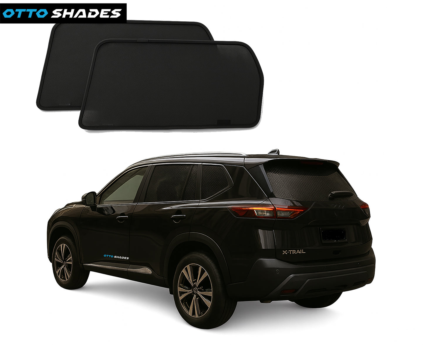 OTTO Shades Custom Magnetic Mesh Sunshade for Nissan Xtrail T33 2022-2025, Side, Rear & Port Windows Sun Blind for Baby Protection