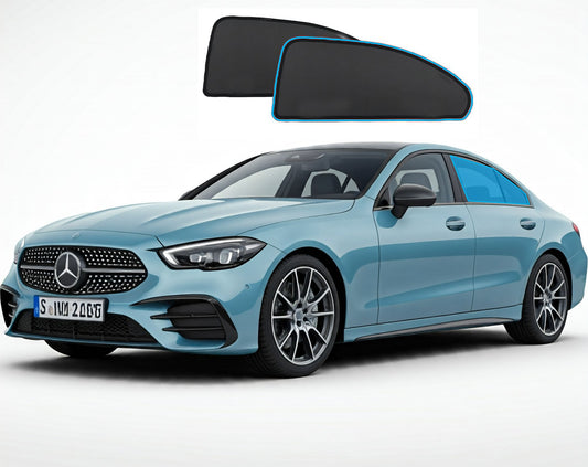 OTTO Shades Custom Magnetic Mesh Sunshade for Mercedes Benz C-Class 2021-2025, Side, Rear Windows Sun Blind for Baby Protection