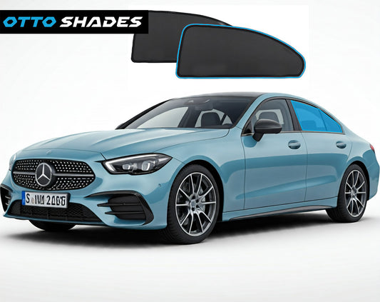 OTTO Shades Custom Magnetic Mesh Sunshade for Mercedes Benz C-Class 2021-2025, Side, Rear Windows Sun Blind for Baby Protection