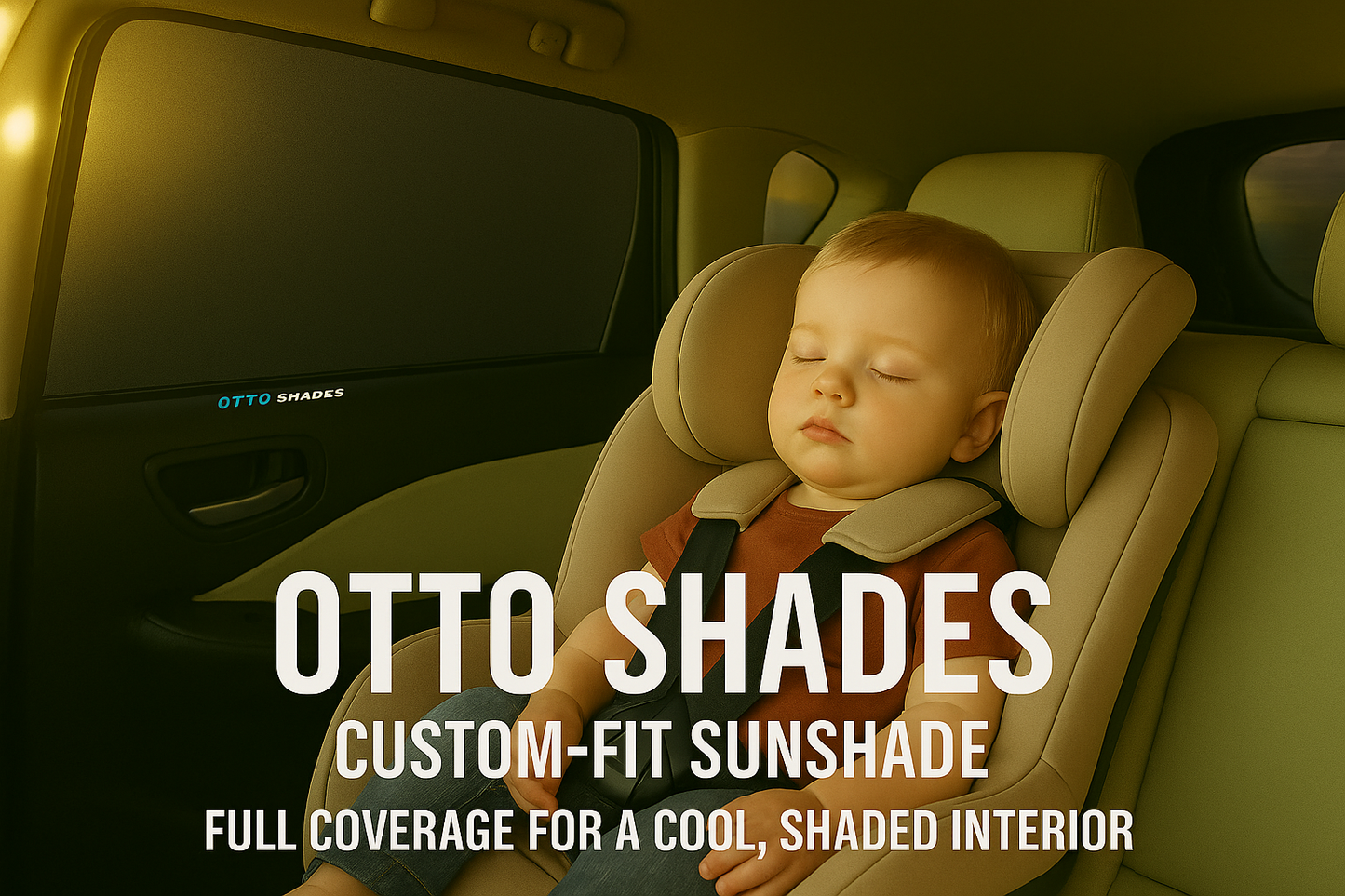 OTTO Shades Custom Magnetic Mesh Sunshade for Lexus NX 2022-2025, Side, Rear & Port Windows Sun Blind for Baby Protection