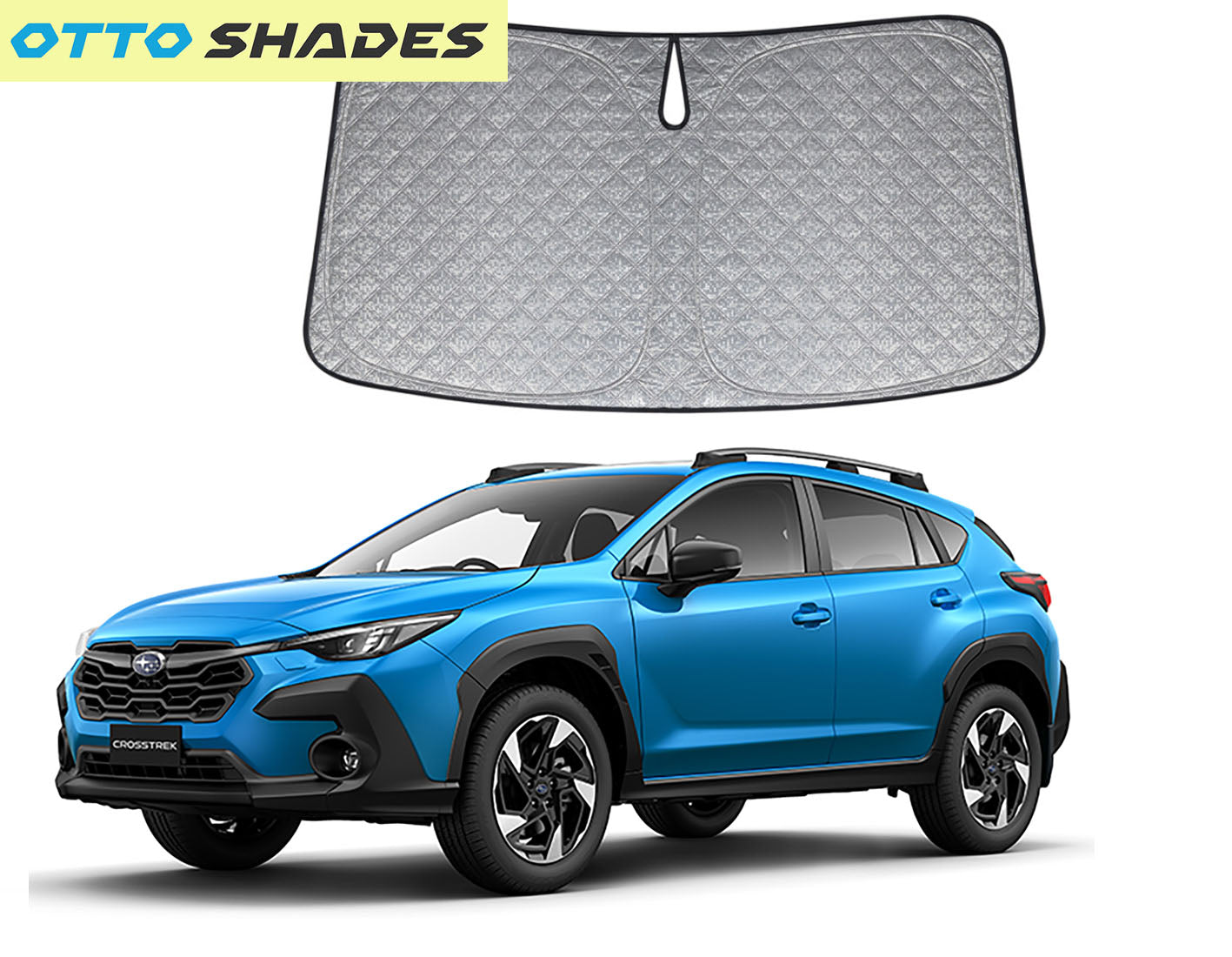 OTTO SHADES Premium WindScreen Sunshade for Subaru Crosstrek 2023-2025 Thick 6-Layers Foldable Front Window Sunshade UV Protection Heat Shield Cover