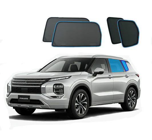 OTTO SHADES Custom Magnetic Mesh Sunshade for Mitsubishi Outlander 2021-25, Side Windows Sun Blind for Baby Protection