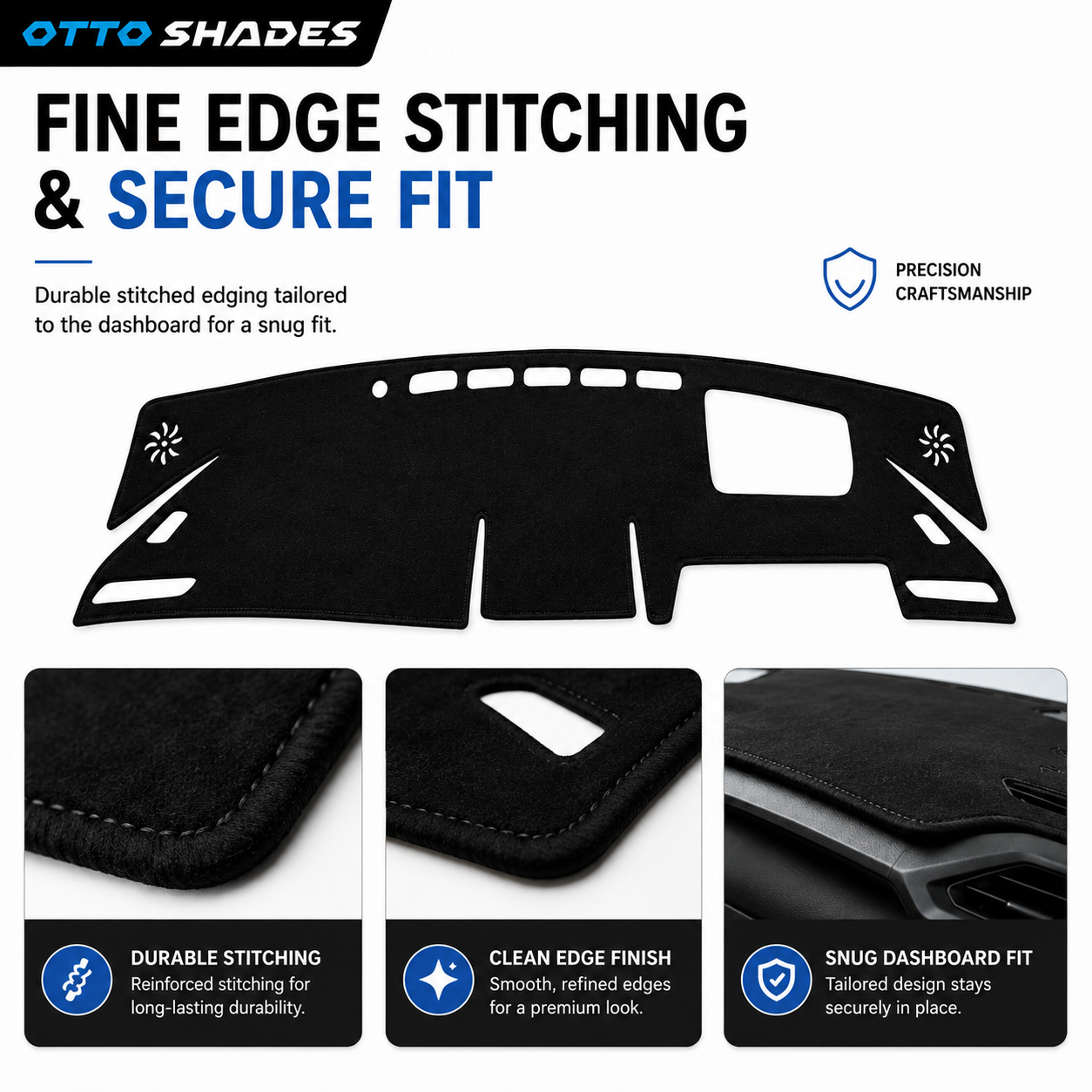 Dashboard Cover for Toyota All-New RAV4 2026 –  Onwards Custom Fit Suede Dash Mat Anti-Glare Dash Pad RAV4 Accessories