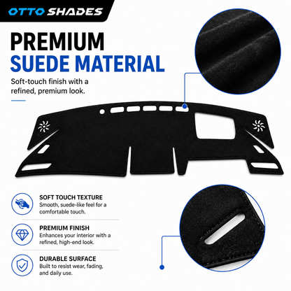 Dashboard Cover for Toyota All-New RAV4 2026 –  Onwards Custom Fit Suede Dash Mat Anti-Glare Dash Pad RAV4 Accessories