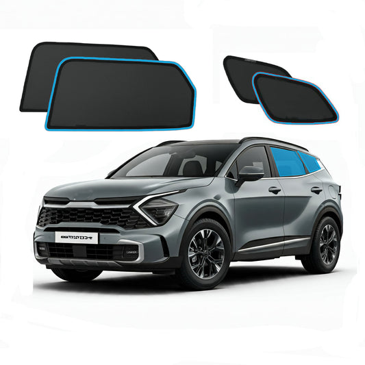 OTTO Shades Custom Magnetic Mesh Sunshade for KIA Sportage 2018-2025, Side, Rear & Port Windows Sun Blind for Baby Protection