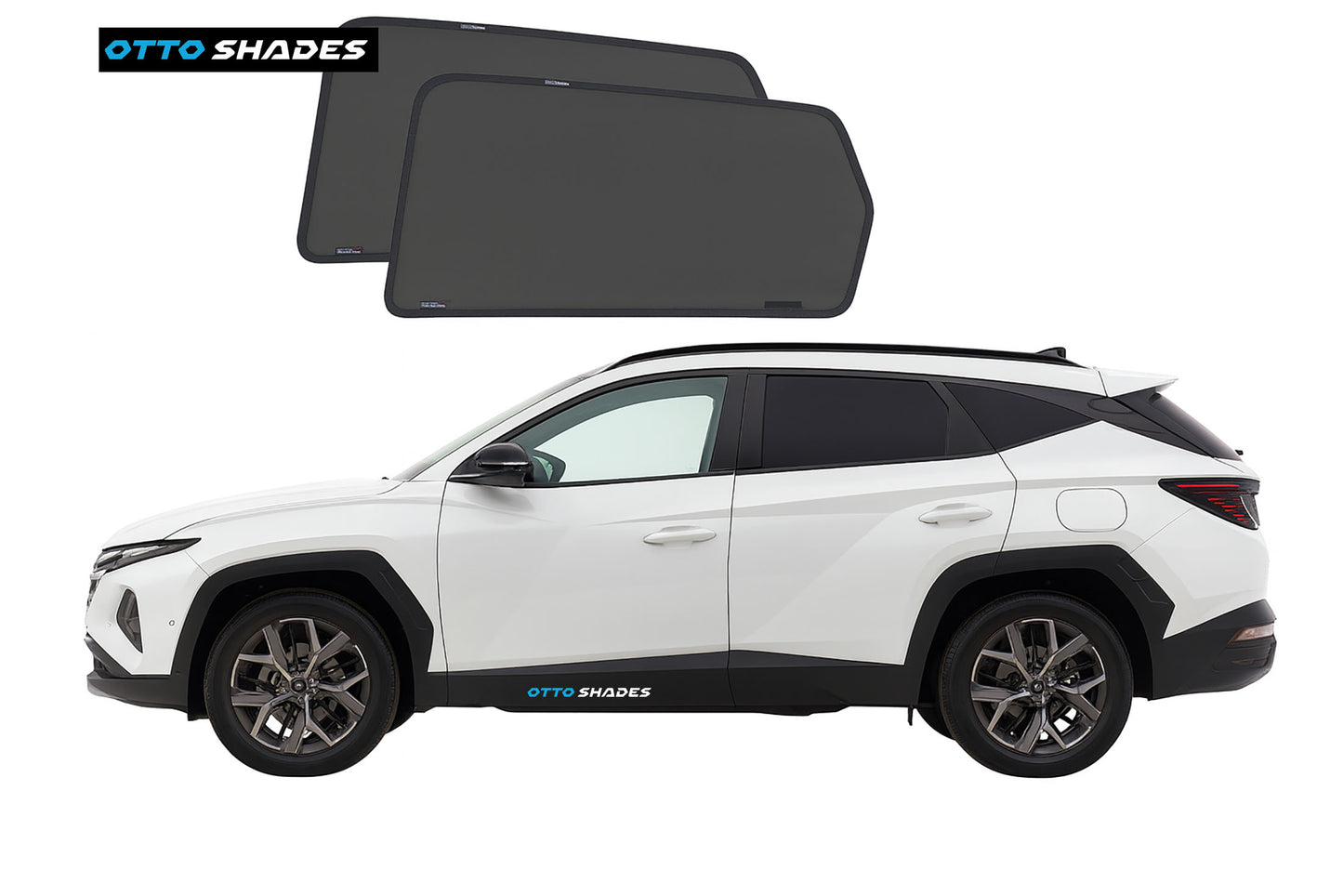 OTTO Shades Custom Magnetic Mesh Sunshade for Hyundai Tucson 2021-2025, Side, Rear & Port Windows Sun Blind for Baby Protection